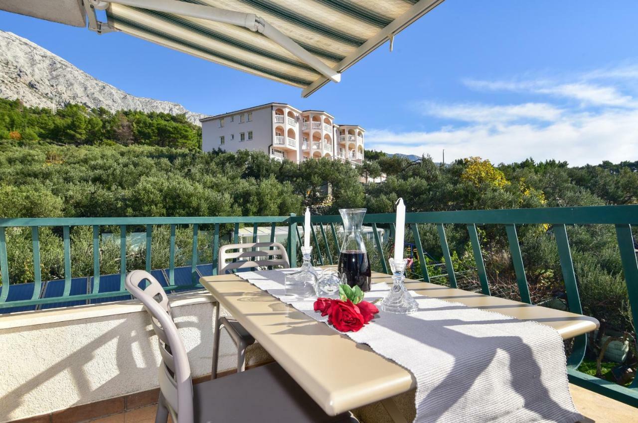 Vila Maslina Apartments Mit Pool Und Garten Nahe Am Strand Tučepi Exterior foto